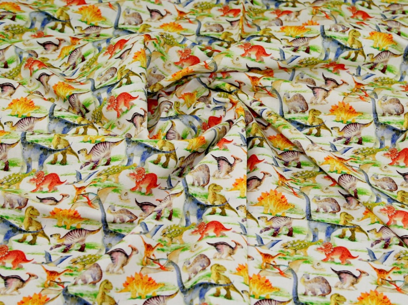 John Louden 100% Cotton Fabric Multicoloured