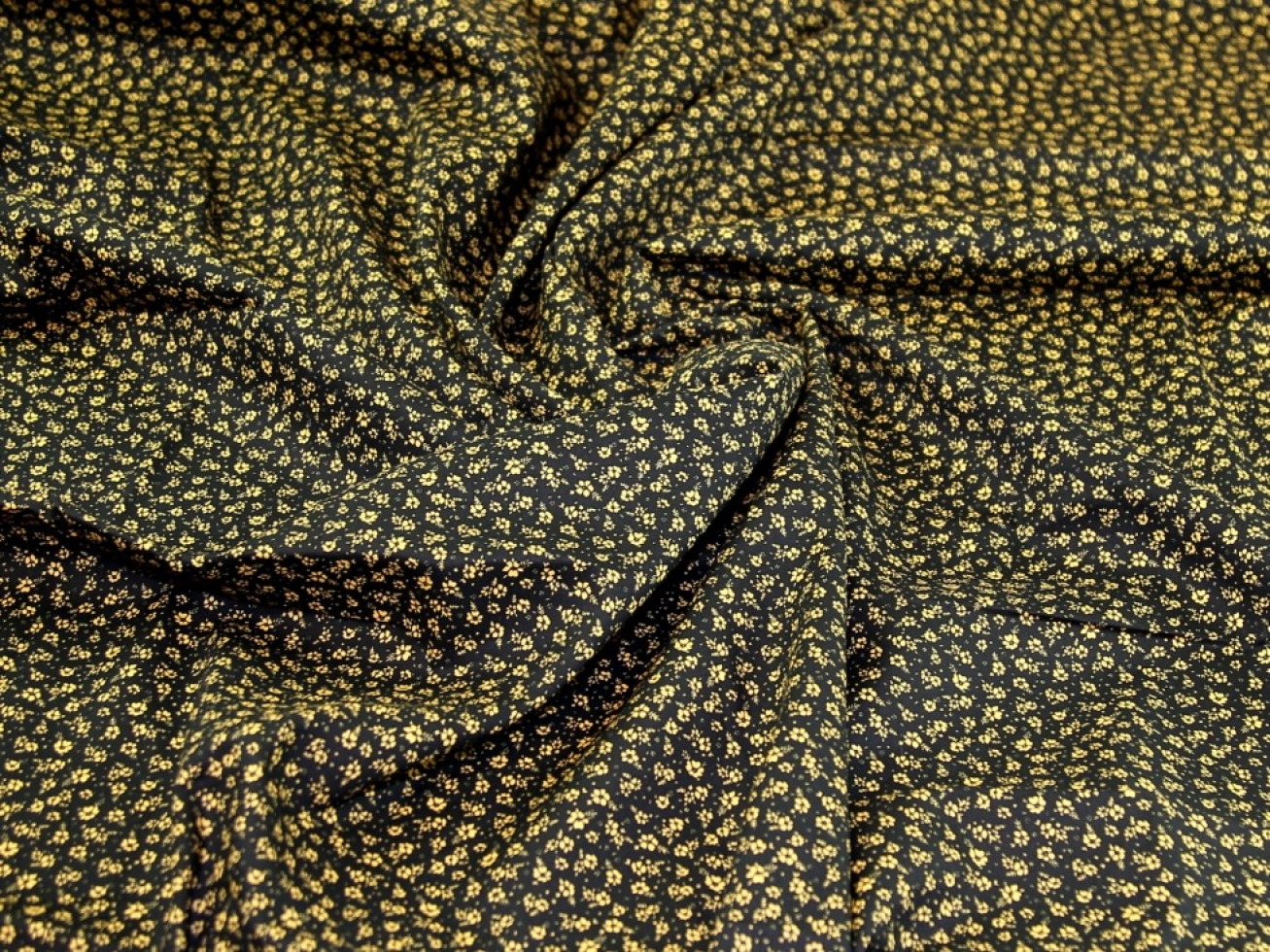 100% Cotton Poplin Fabric Black