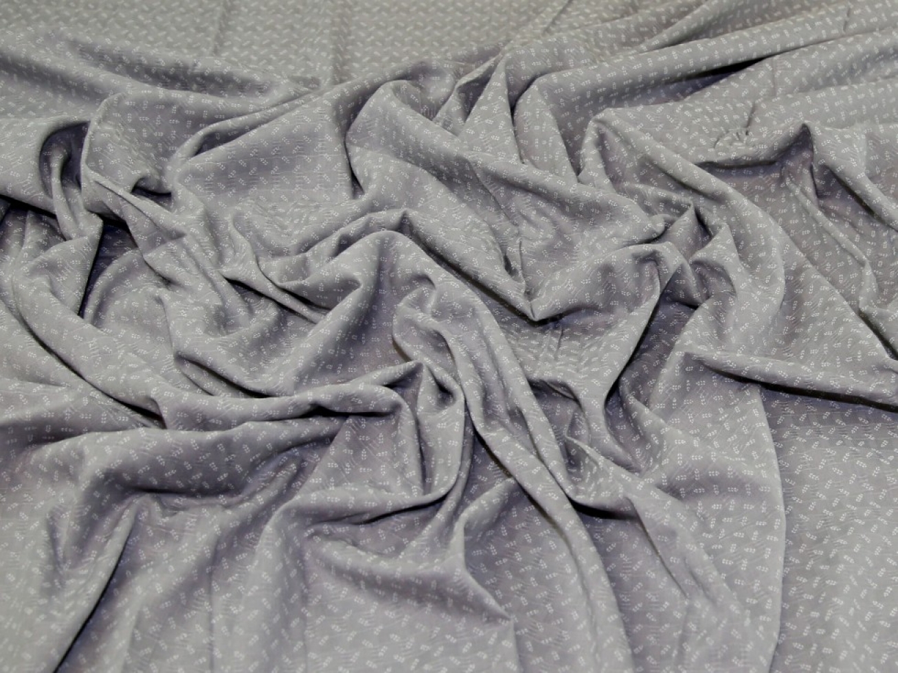 Dobby Cotton Gauze Fabric Silver