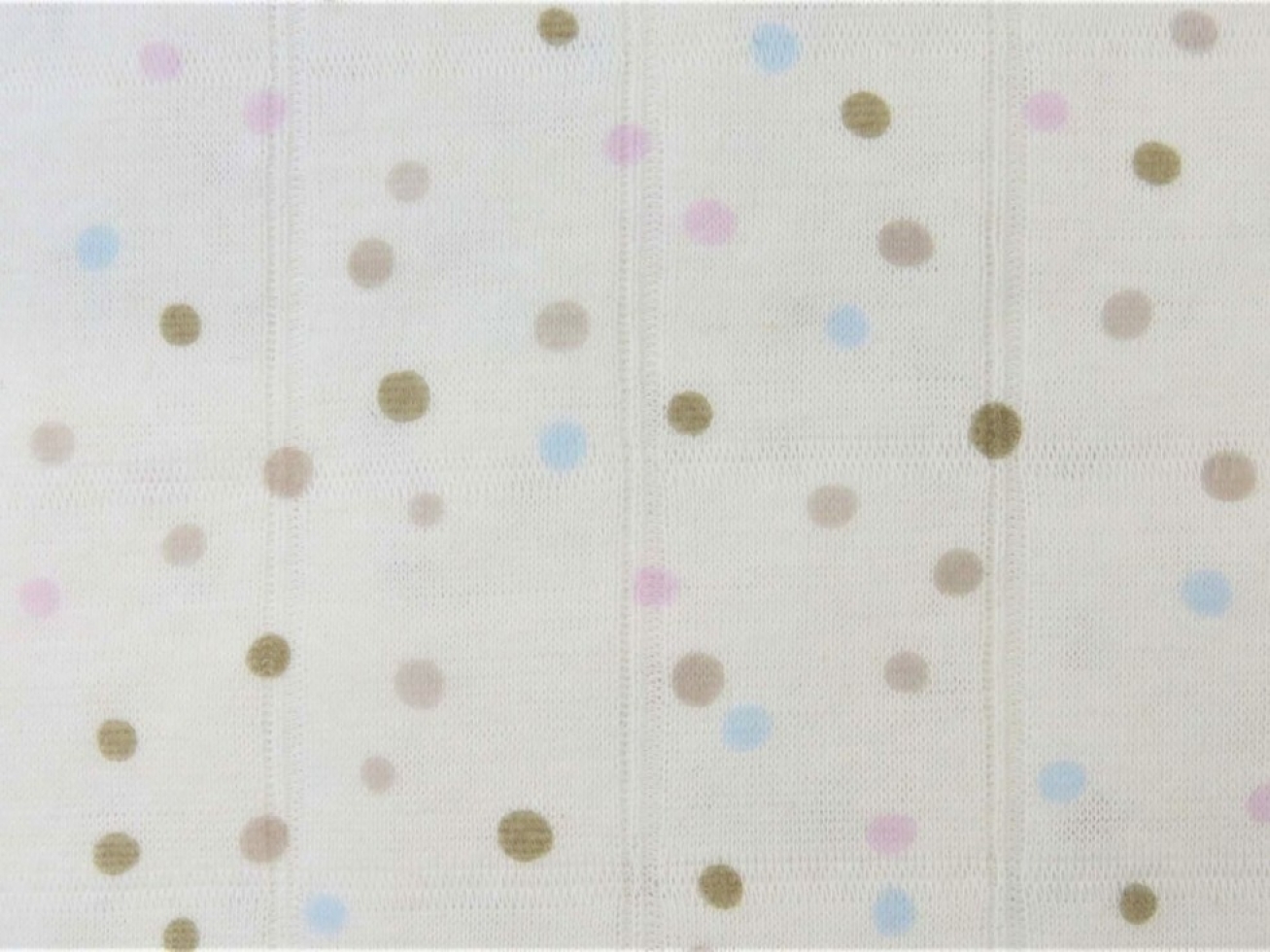 Quilted Textured Stretch Knit Fabric Cream