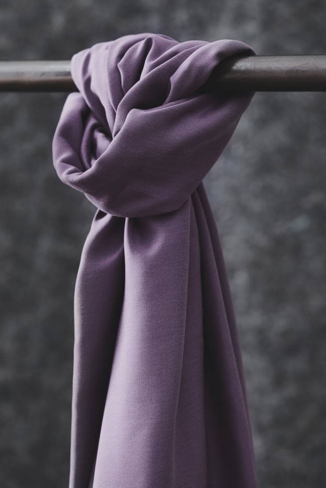 Meet MILK Smooth Drape Tencel Lyocell Twill Fabric Mauve