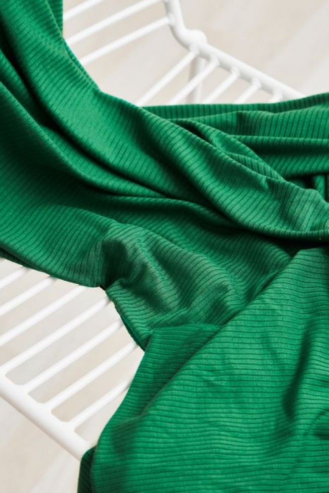 Meet MILK Derby Tencel Modal Rib Stretch Knit Fabric Frog