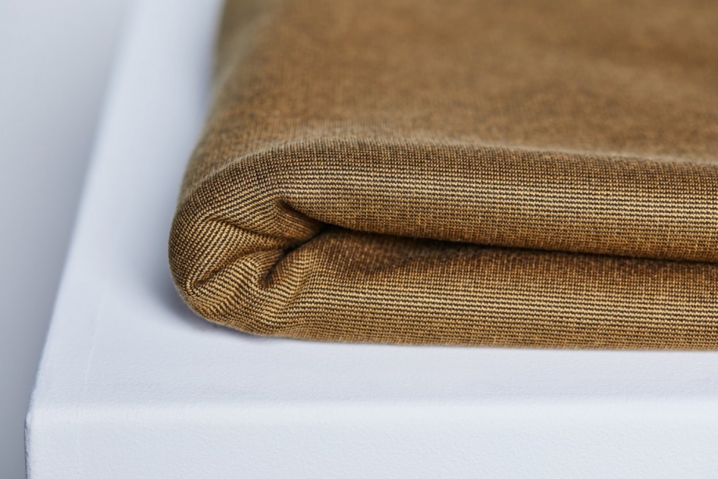 Meet MILK Two Tone Tencel Lyocell Ponte Roma Double Stretch Knit Fabric Mustard