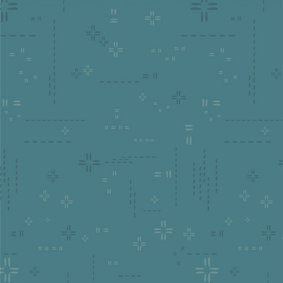 Art Gallery Fabrics Vert Fusion 100% Cotton Poplin Fabric Teal Fog