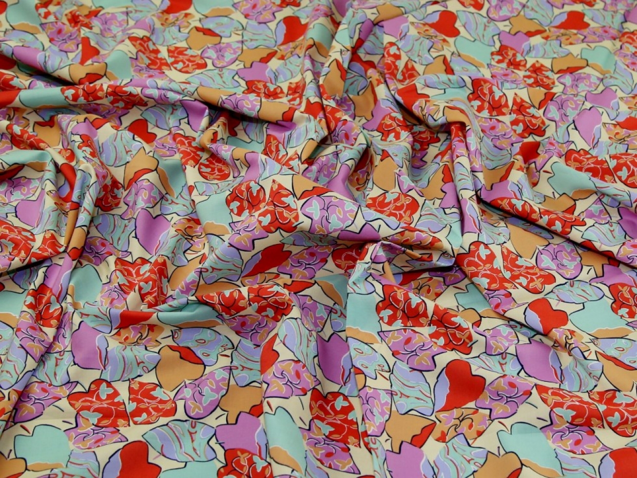 Cotton Lawn Fabric Mint