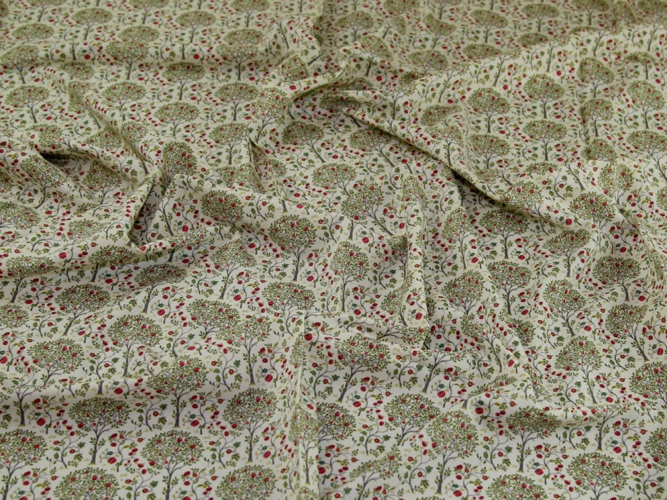 Cotton Lawn Fabric Green