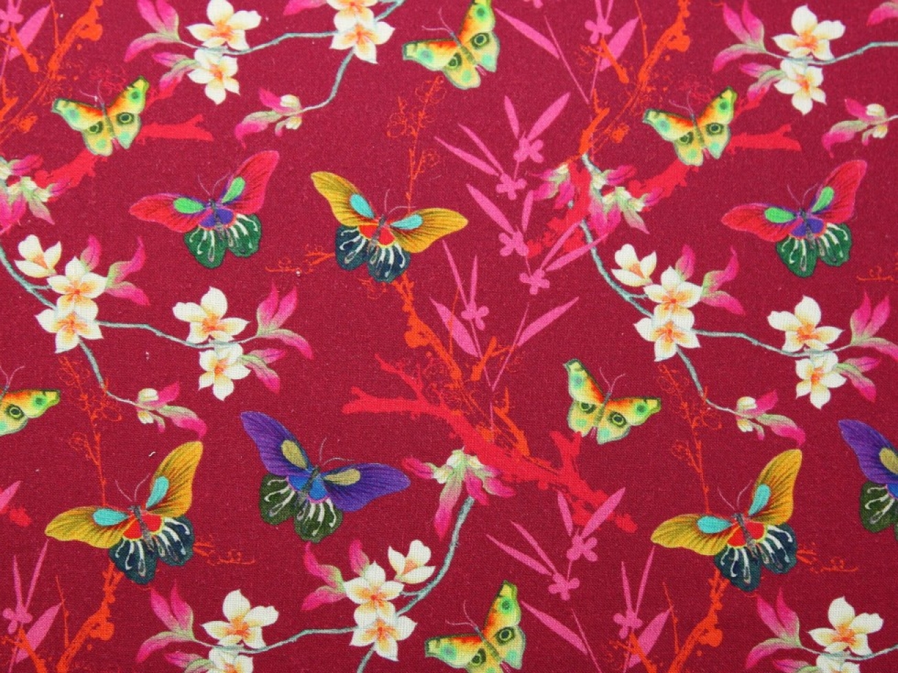 Stof France 100% Cotton Fabric Pink