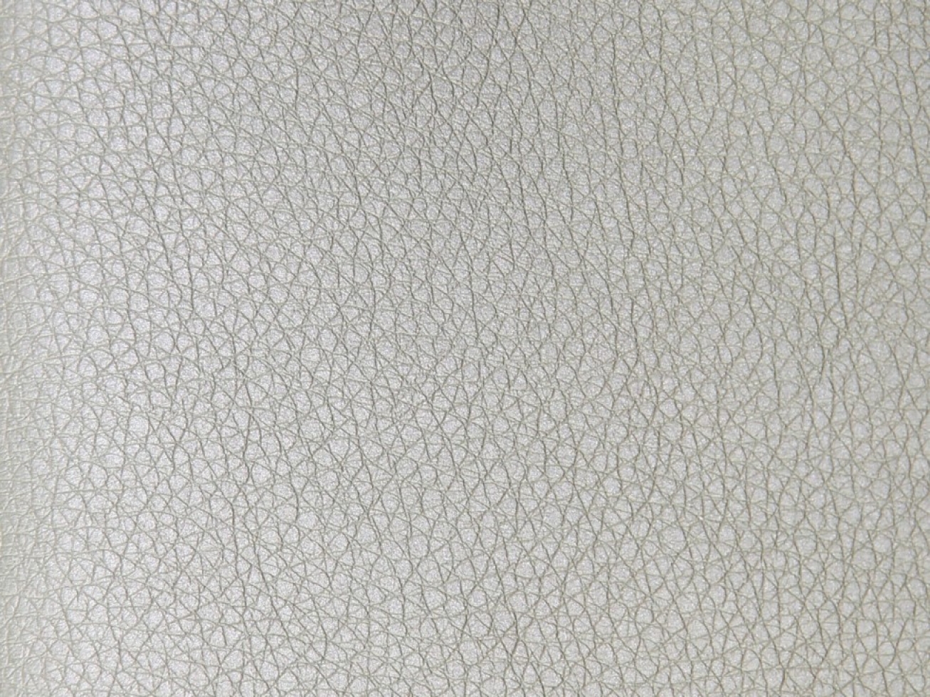 Stof France Heavy Soft Faux Leather Fabric Metallic Pearl