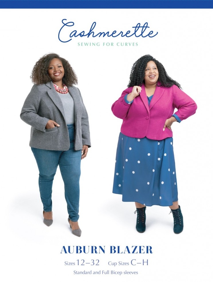 Cashmerette Paper Sewing Pattern Auburn Blazer