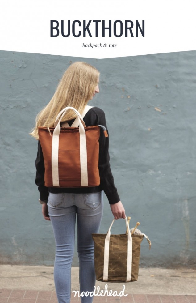 Noodlehead Paper Sewing Pattern Buckthorn Backpack & Tote