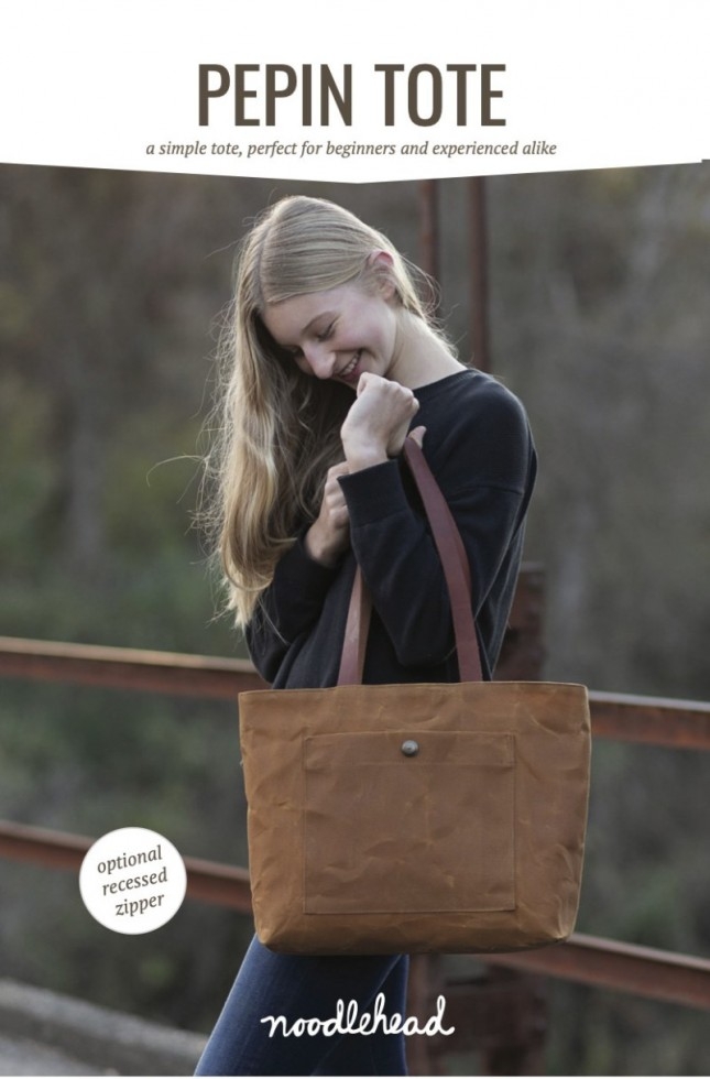 Noodlehead Paper Sewing Pattern Pepin Tote Bag