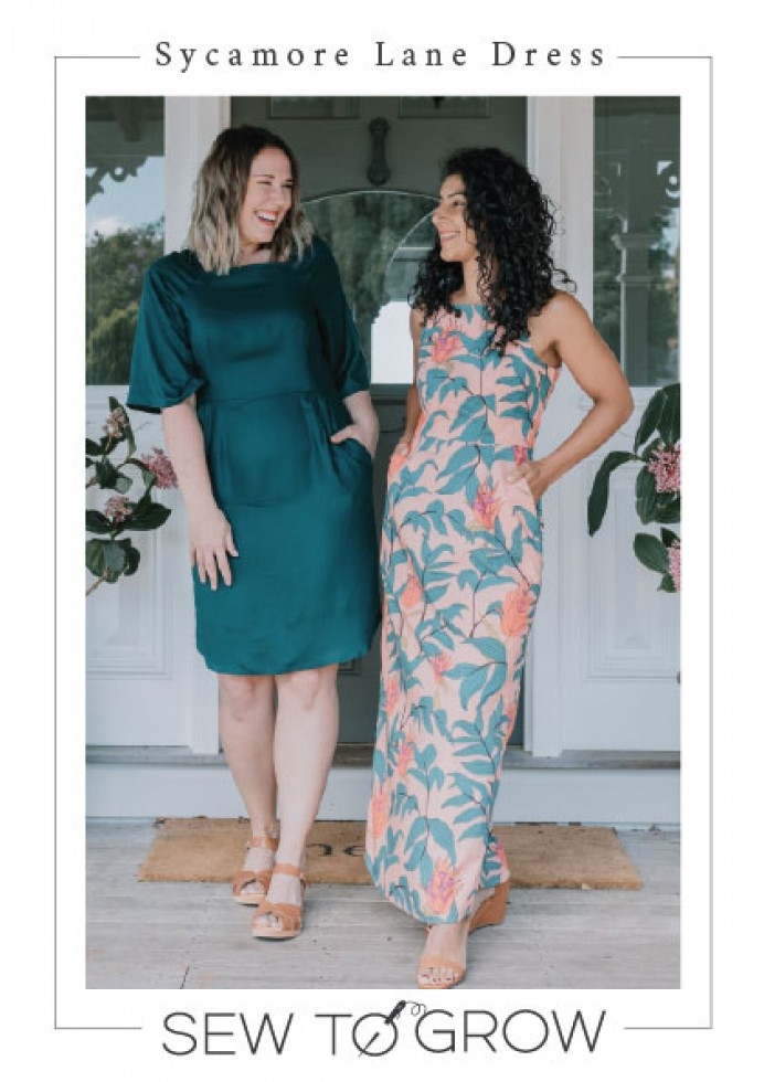 Sew To Grow Paper Sewing Pattern Sycamore Lane Dress