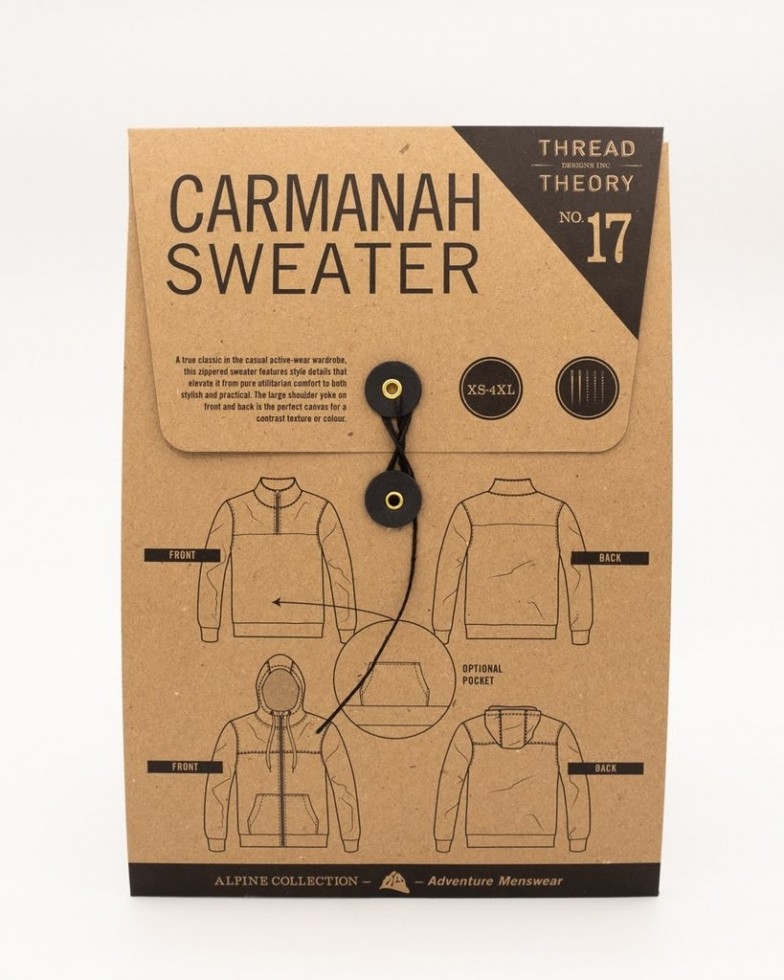 Thread Theory Paper Sewing Pattern Carmanah Sweater
