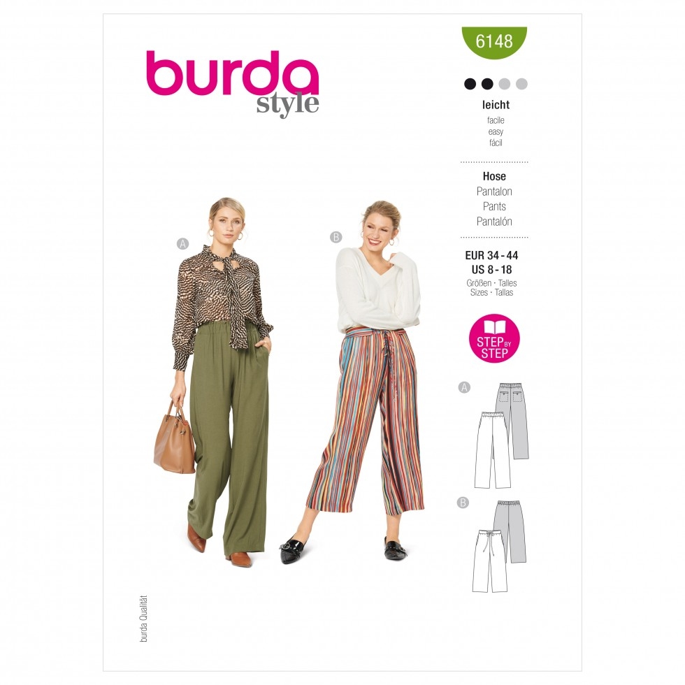 Burda Paper Sewing Pattern 6148