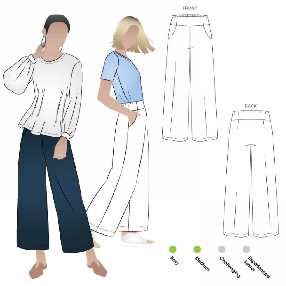 Style Arc Paper Sewing Pattern Fifi Pants