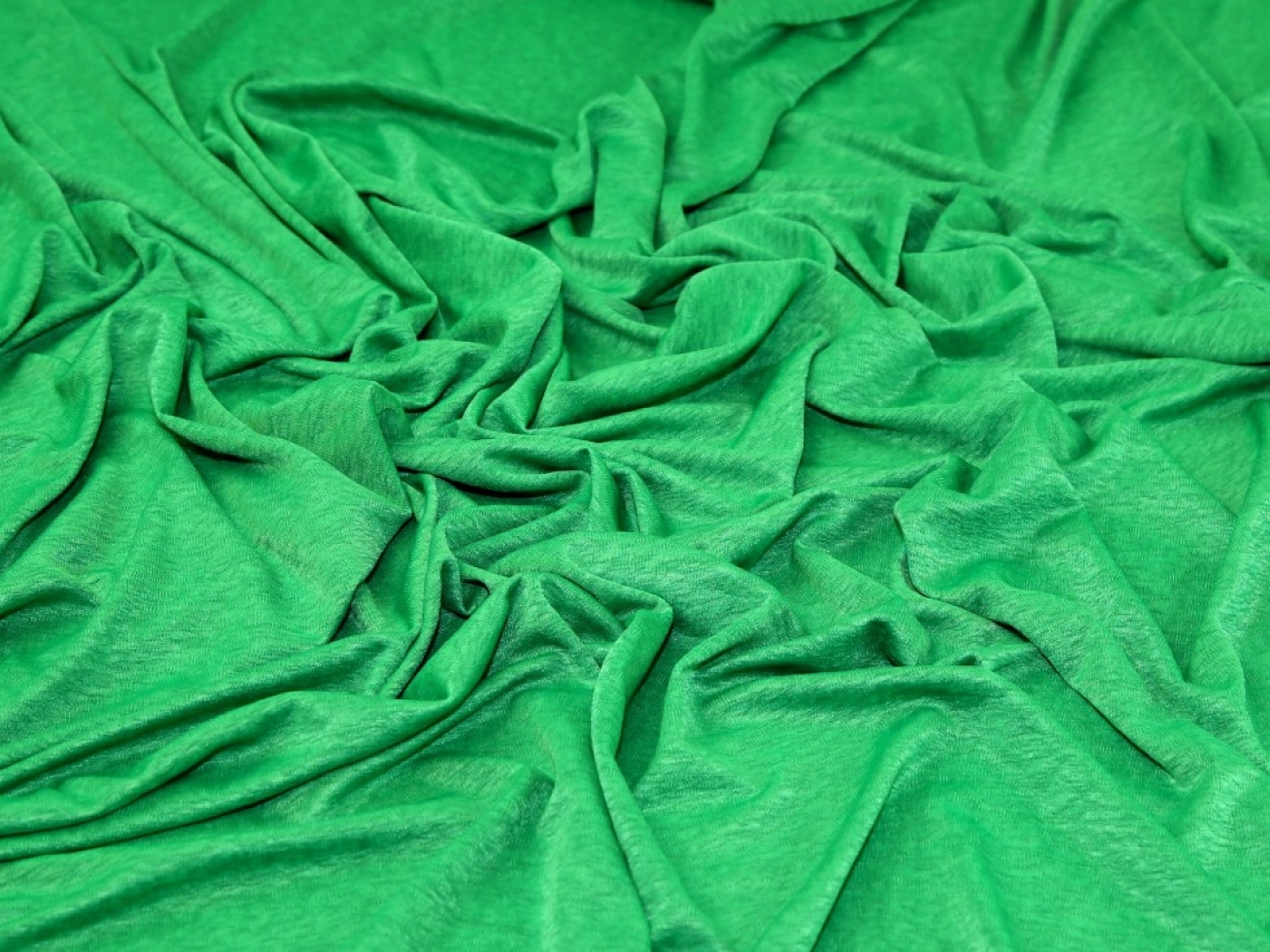 Slinky Sweater Knit Stretch Fabric Emerald