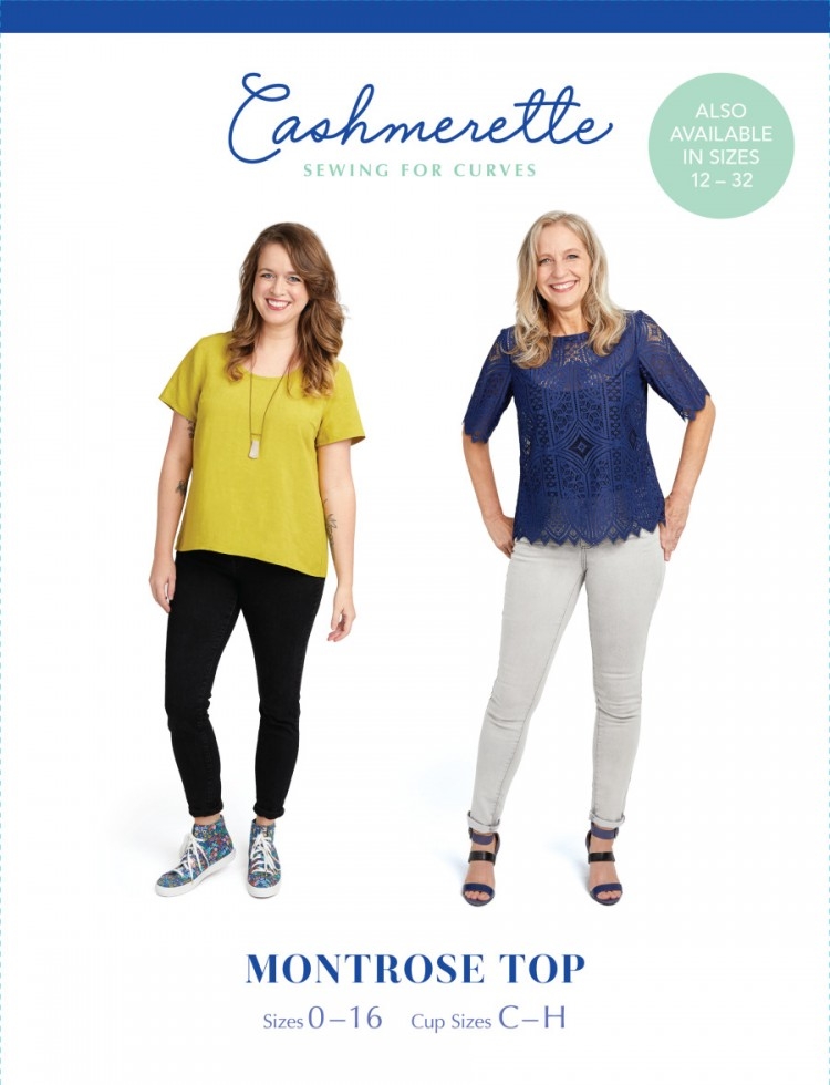 Cashmerette Paper Sewing Pattern Montrose Top
