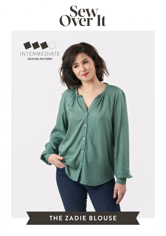 Sew Over It Paper Sewing Pattern The Zadie Blouse