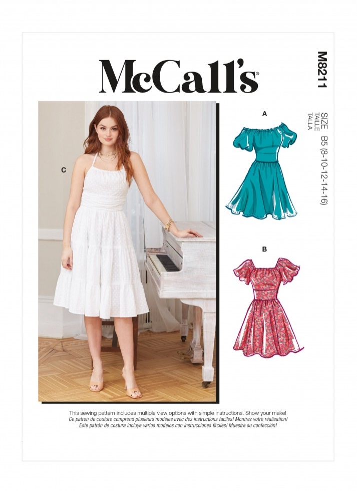 McCalls Paper Sewing Pattern 8211