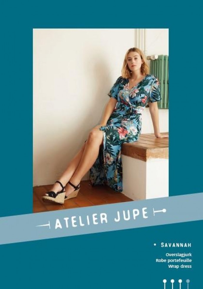 Atelier Jupe Paper Sewing Pattern Savannah Wrap Dress