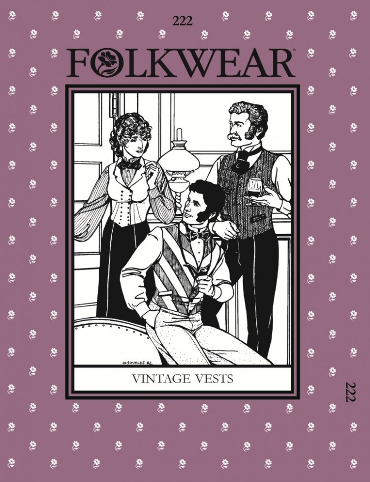 Folkwear Patterns Paper Sewing Pattern Vintage Vests