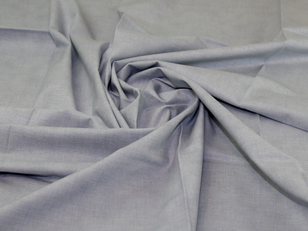 John Louden 100% Cotton Linen Texture Fabric Light Grey