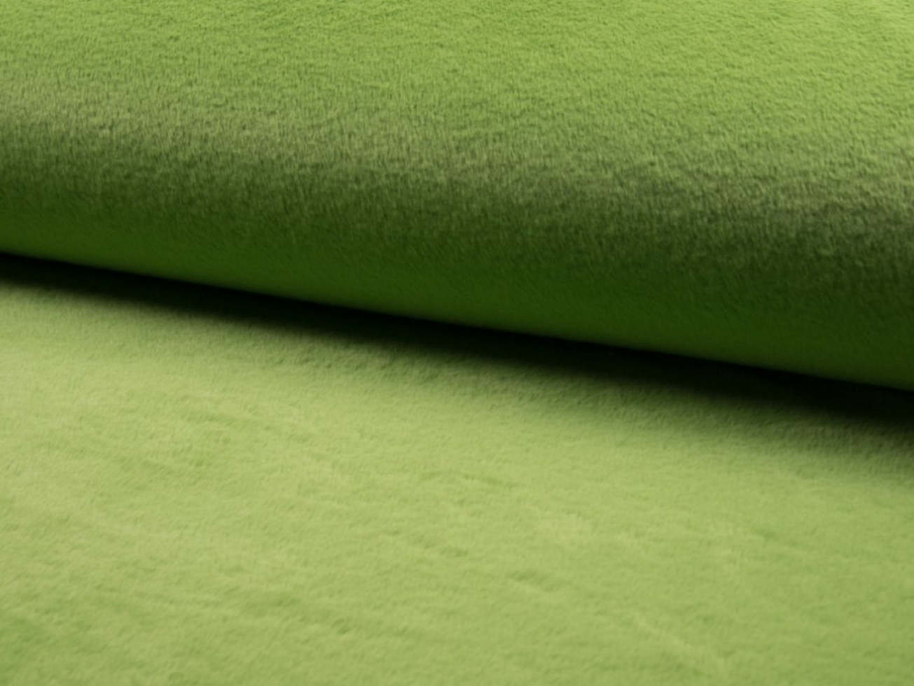 Luxury Super Soft Faux Fur Fabric Lime Green
