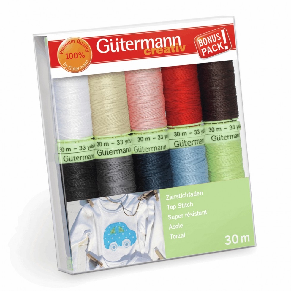 Gutermann Top Stitch Thread Set