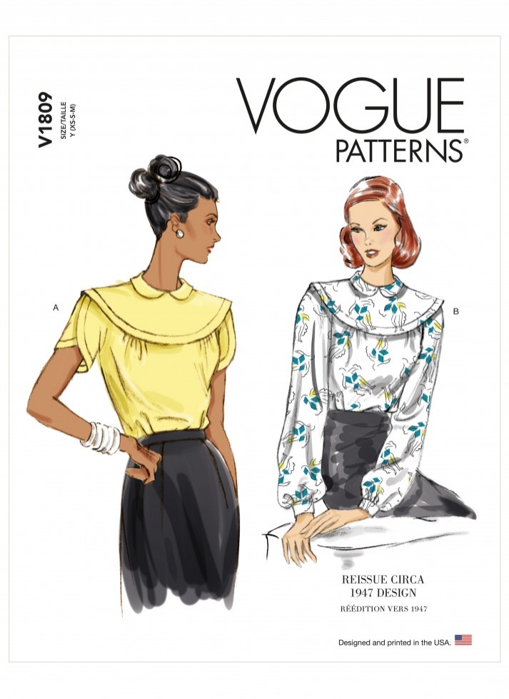 Vogue Paper Sewing Pattern 1809