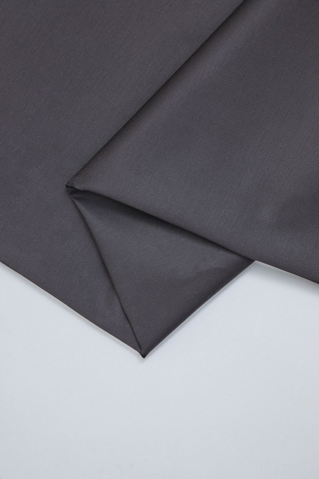 Mind The MAKER Organic Stretch Woven Cotton Twill Fabric Calm Grey