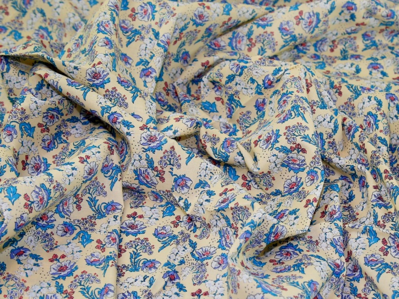 Sea Island Cotton Voile Fabric Cream