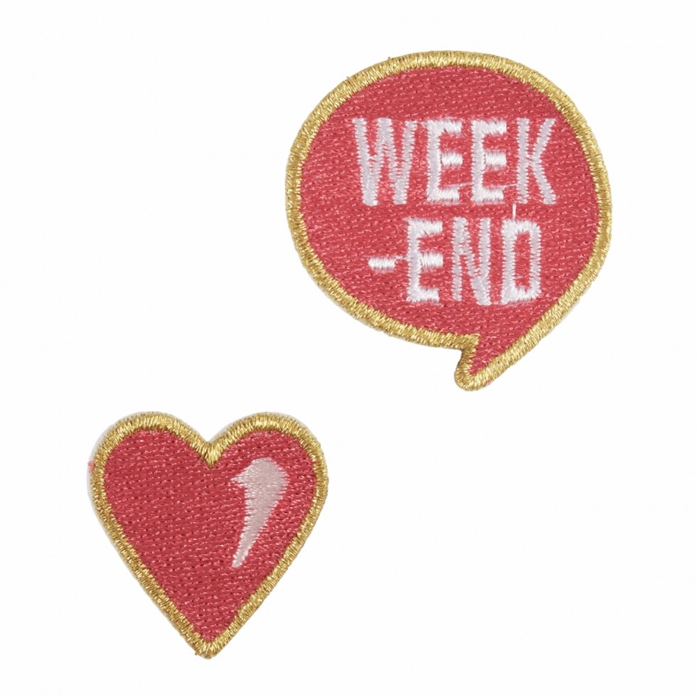 Craft Factory Patch Motif Love Weekend