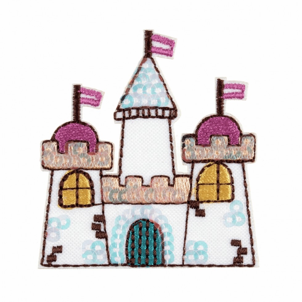Craft Factory Patch Motif Princess Castle