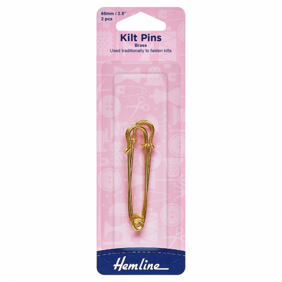 Hemline Kilt Pins Gold