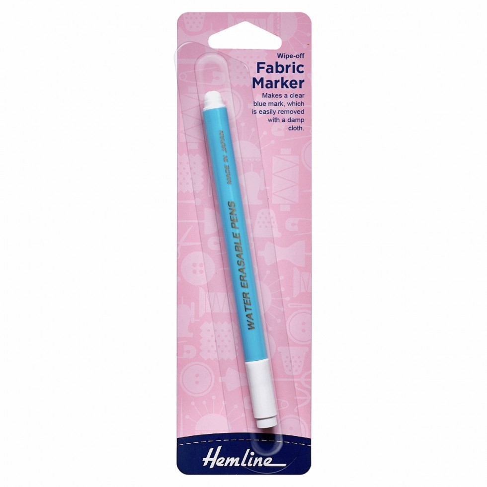 Hemline Wipe Off Wash Out Fabric Marker Pen