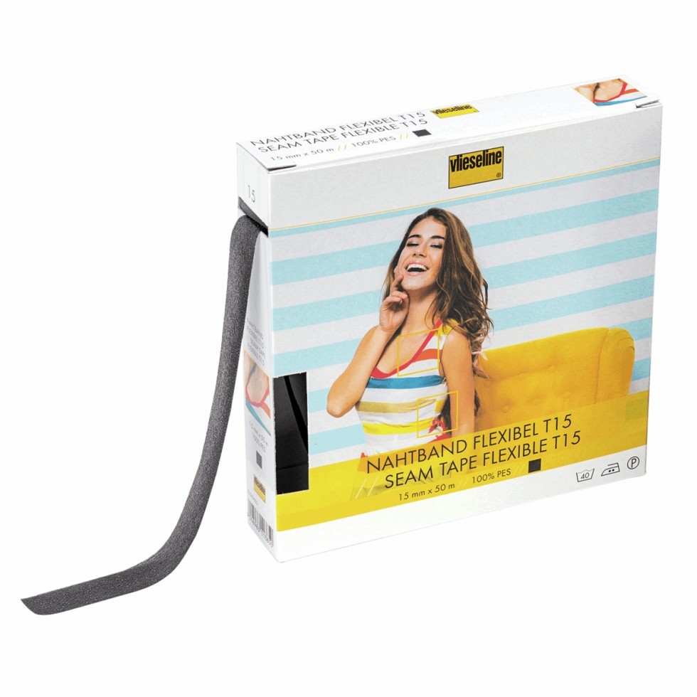 Vilene Vlieseline Flexible Seam Tape Black