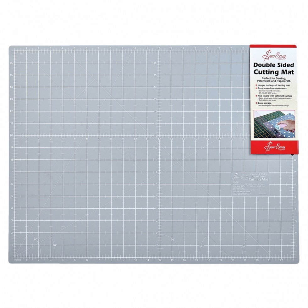 Sew Easy Double Sided Bi Coloured Cutting Mat