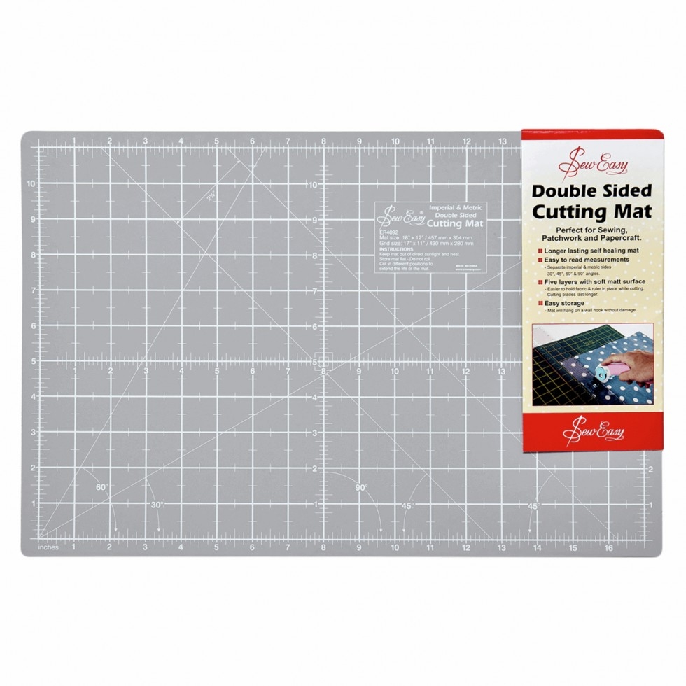 Sew Easy Double Sided Bi Coloured Cutting Mat