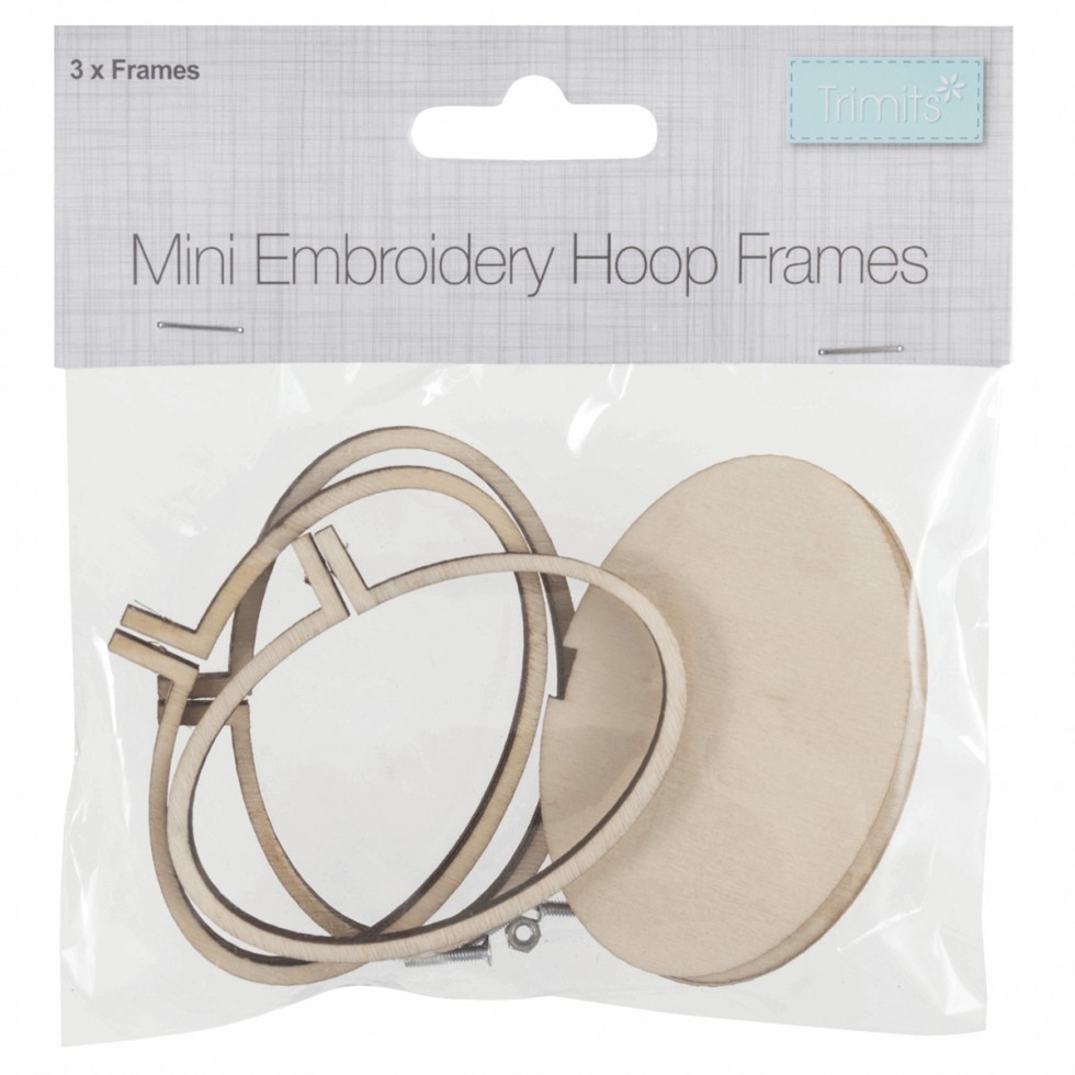 Trimits Oval Mini Embroidery Hoop Frame