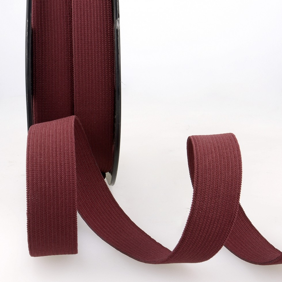 Stephanoise Flat Elastic Burgundy