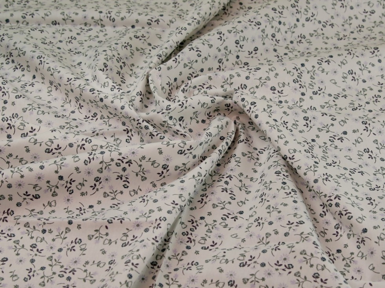 John Louden 100% Cotton Poplin Fabric White