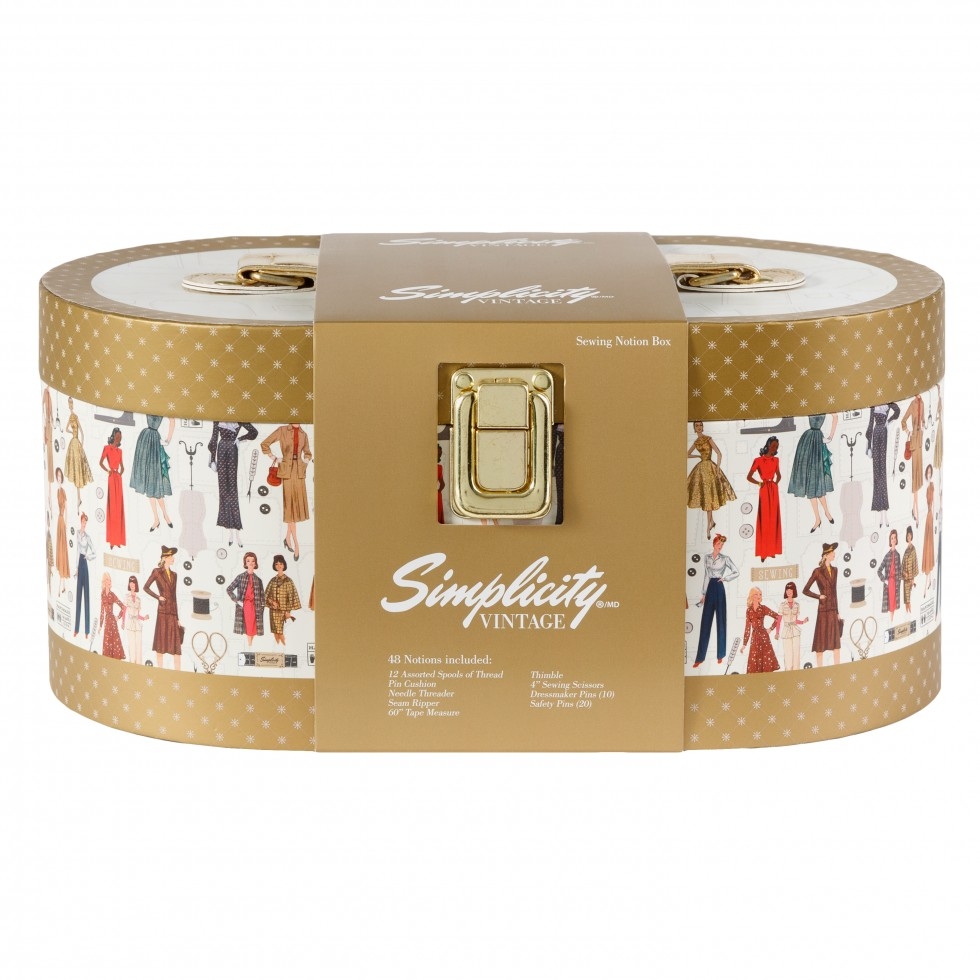 Simplicity Vintage Style Sewing Box & Kit