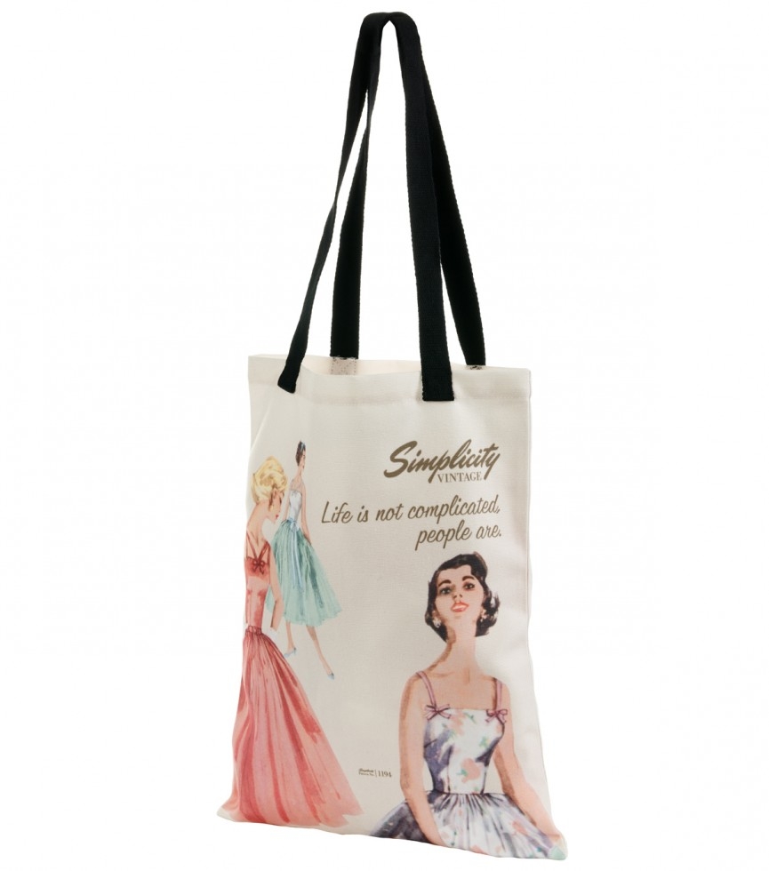 Simplicity Vintage Style Canvas Shoulder Tote Bag