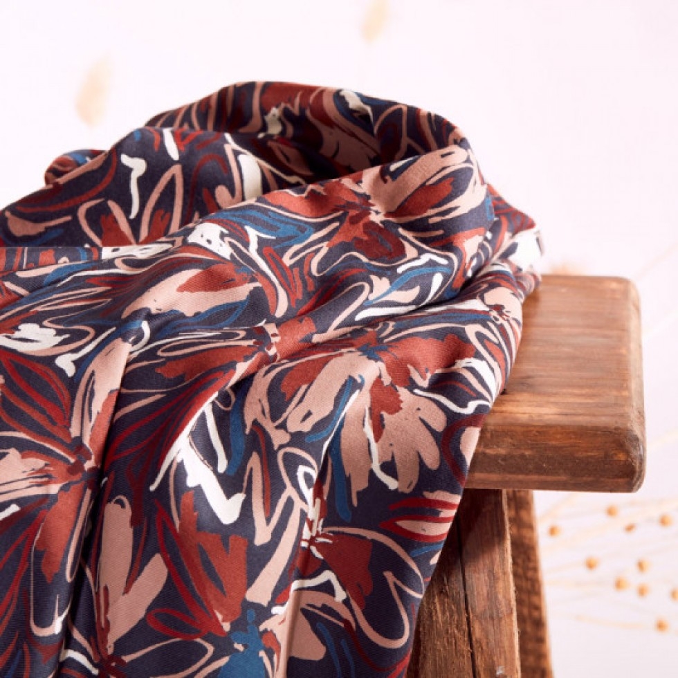 Atelier Brunette Hilma Viscose Twill Fabric River