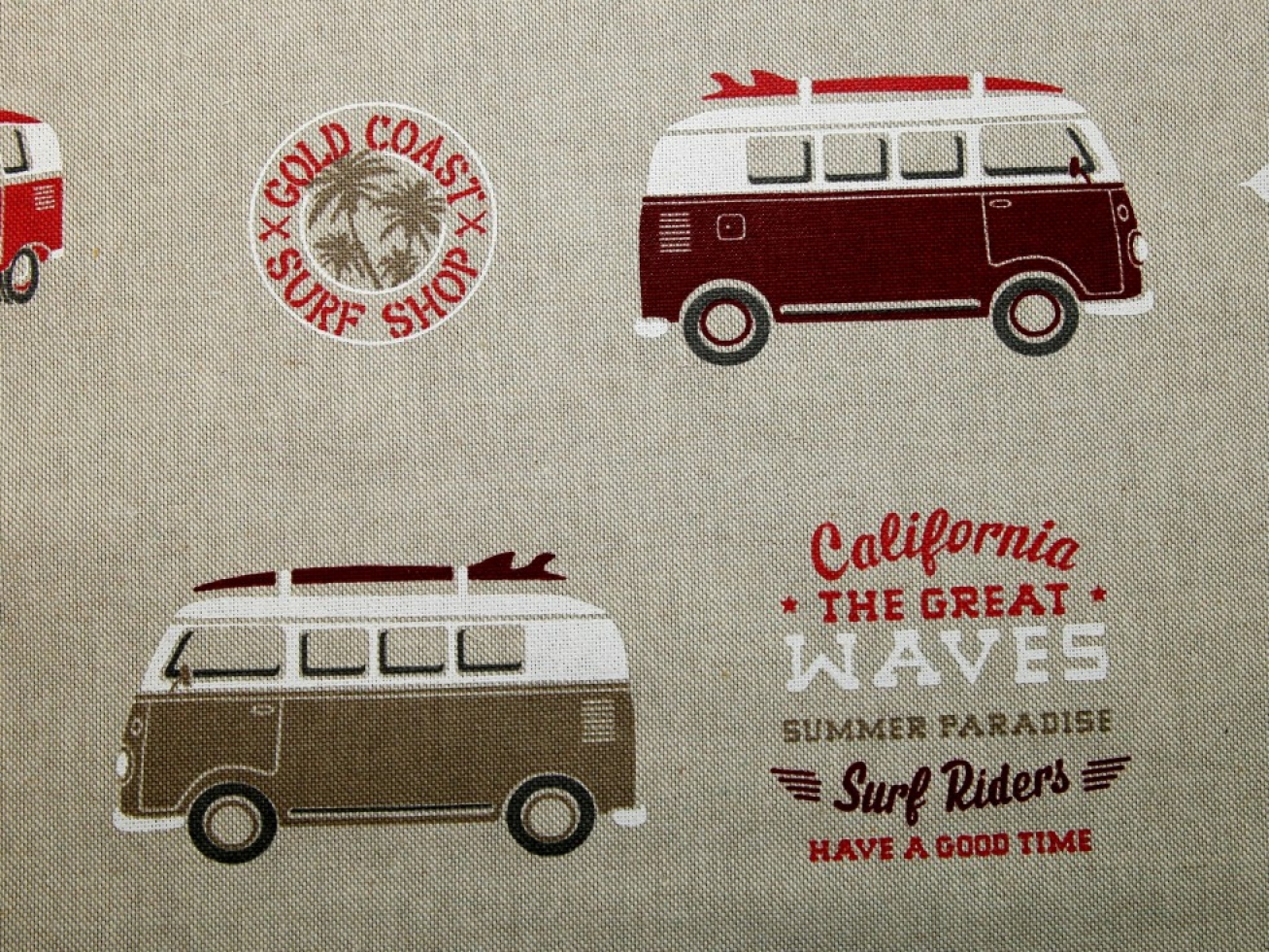 Cotton Canvas Fabric Beige