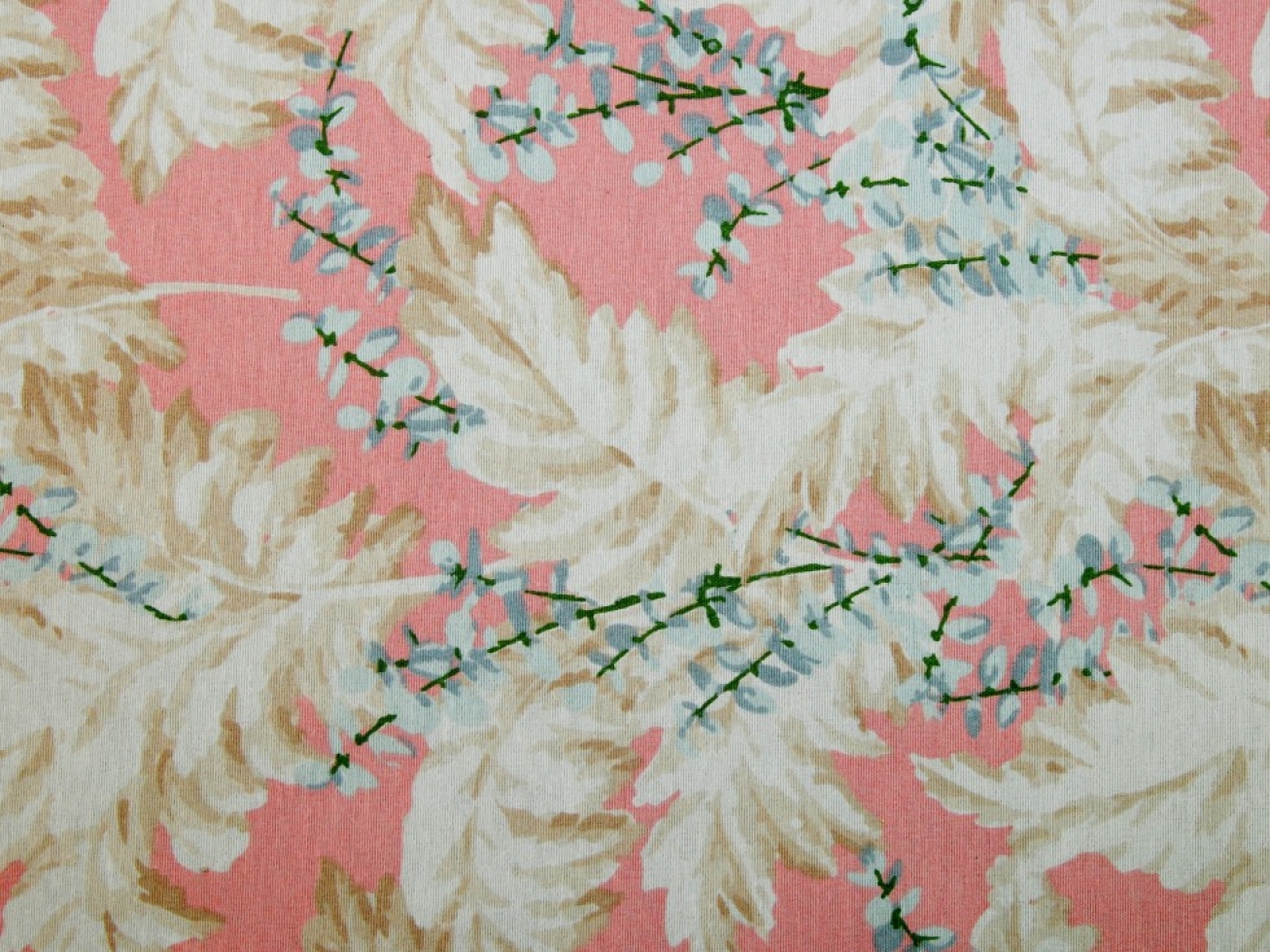 Cotton Canvas Fabric Pink