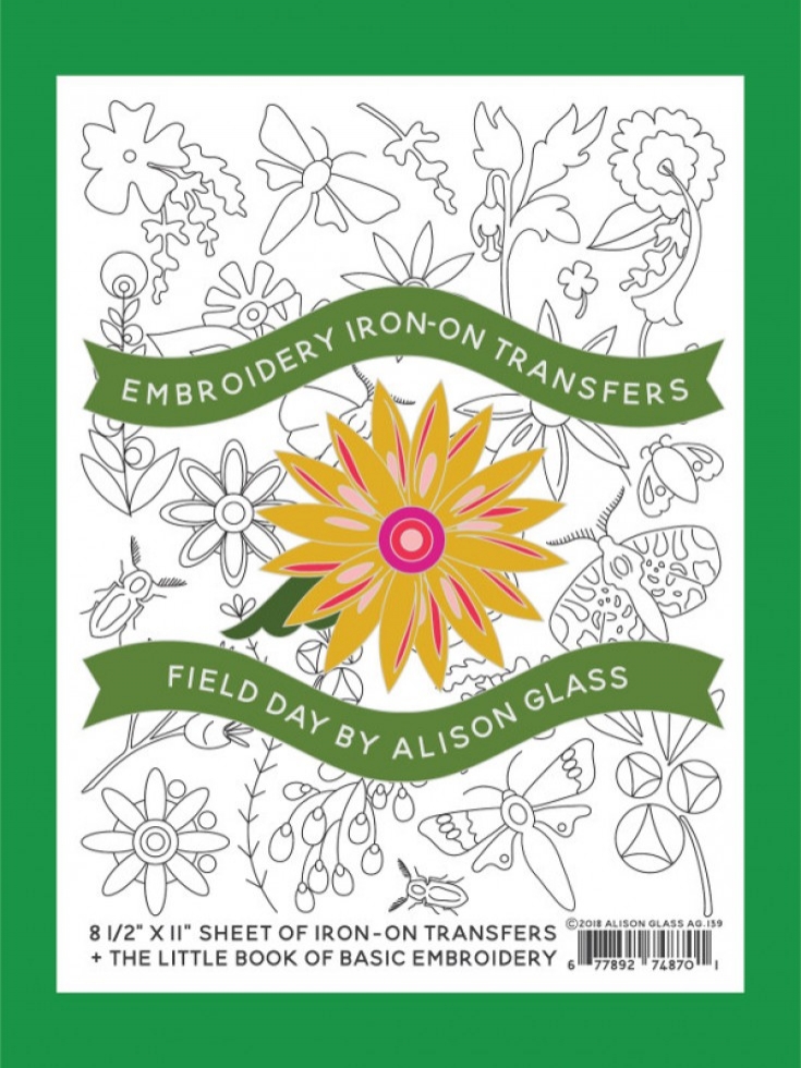 Alison Glass Embroidery Transfers Field Day