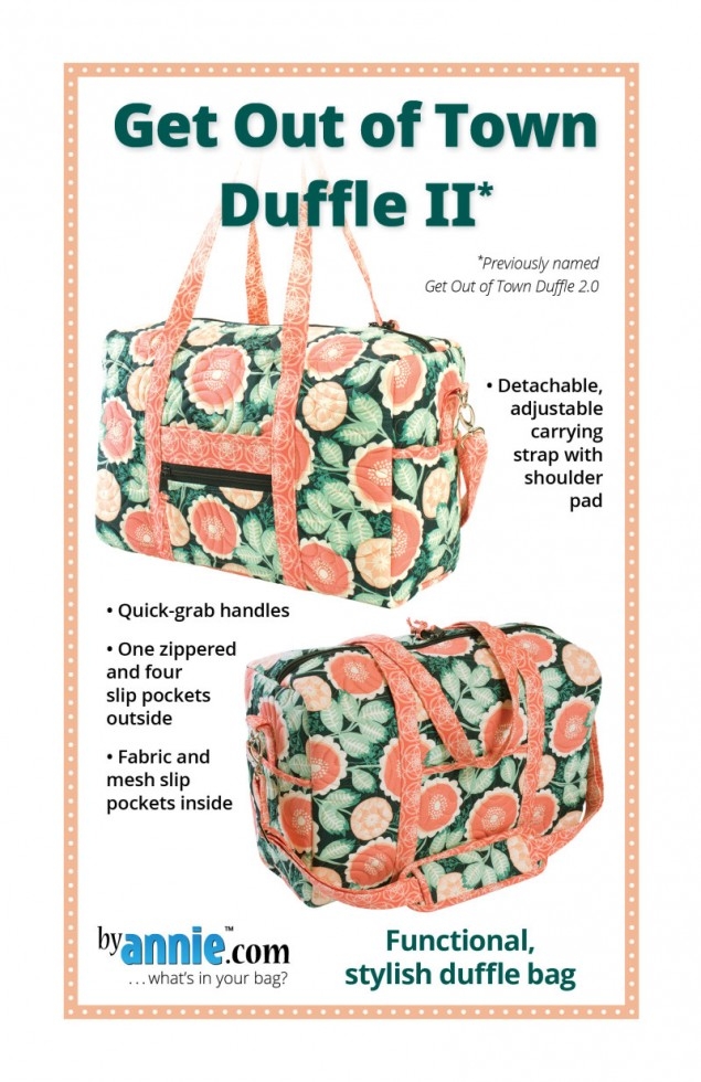 By Annie Paper Sewing Pattern Get Out of Town