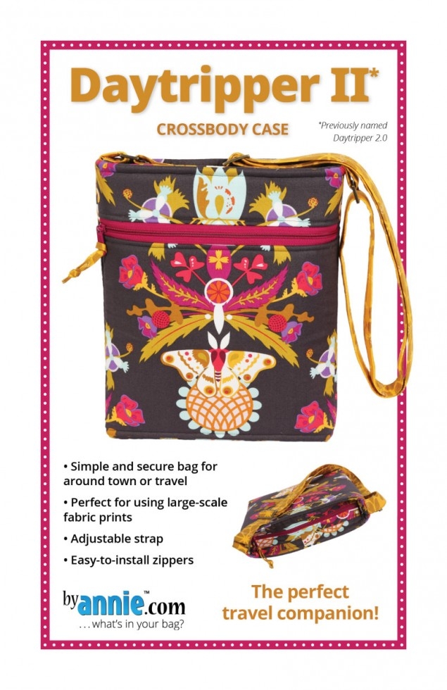 By Annie Paper Sewing Pattern Daytripper Crossbody Case