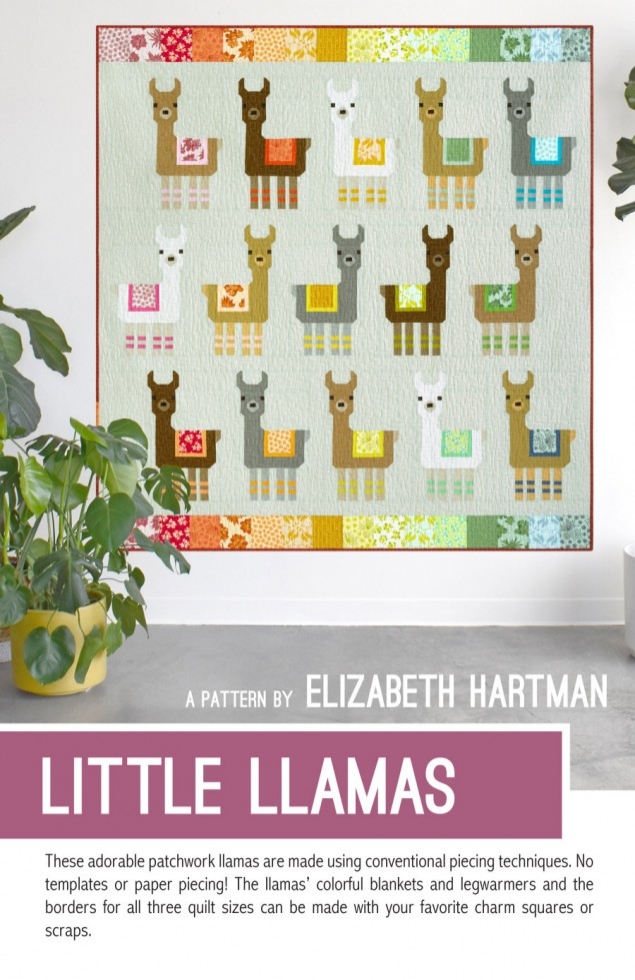 Elizabeth Hartman Quilting Pattern Little Llamas Quilt
